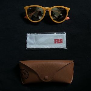 NEVER USED YELLOW RAY BAN